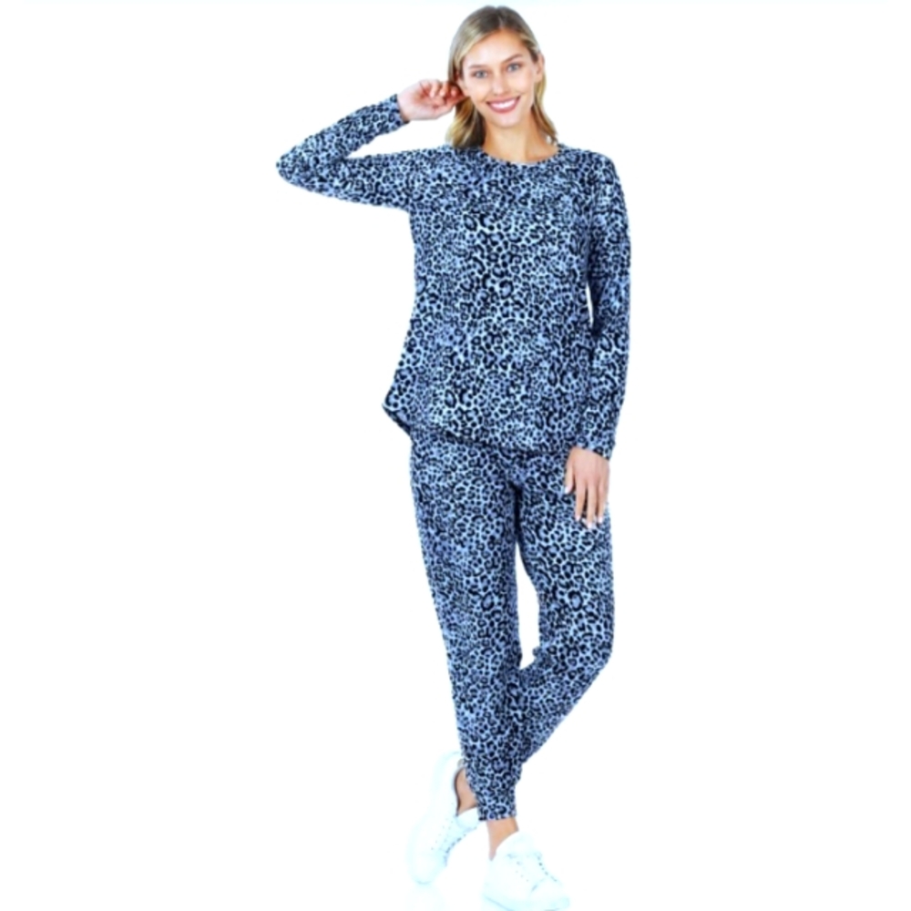 Leopard print pjs